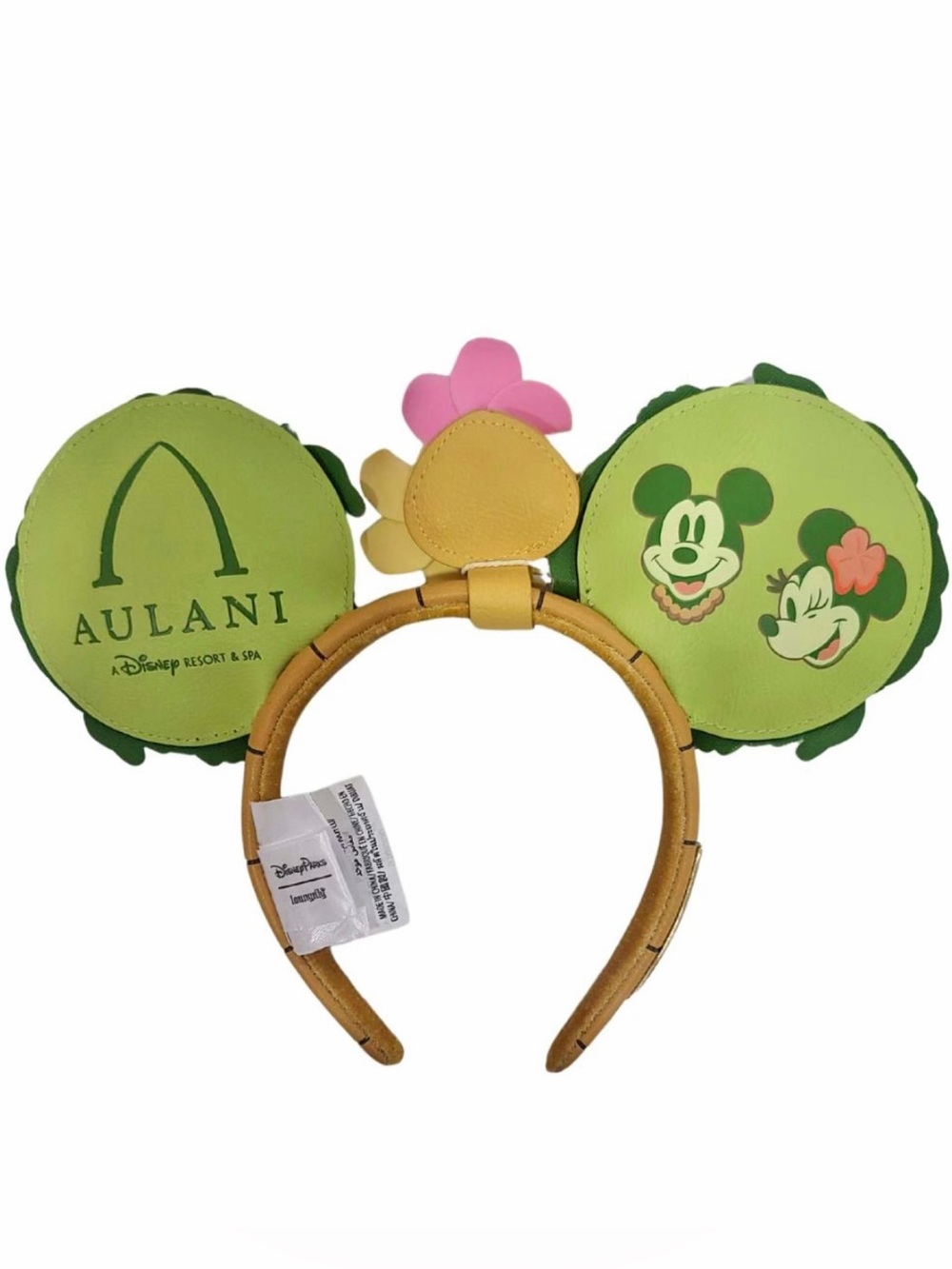 DISNEY MINNIE EARS HEADBAND - AULANI MICKEY AND MINNIE